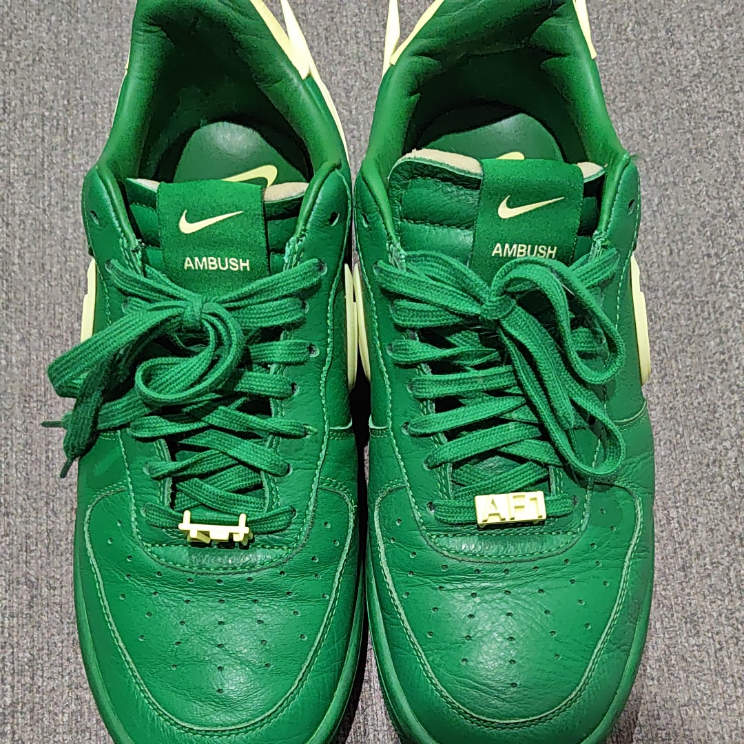 AMBUSH × Nike Air Force 1 Low "Pine Green and Citron"