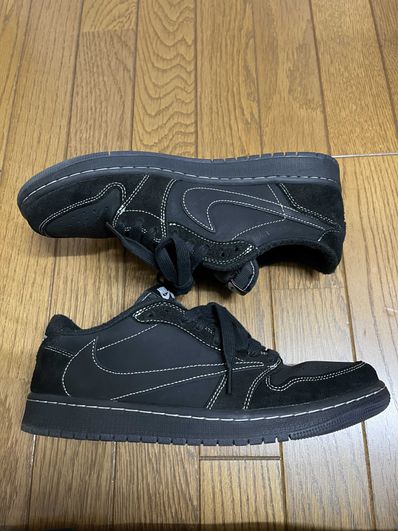 Travis Scott × Nike Air Jordan 1 Low OG SP "Black Phantom"