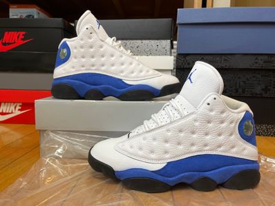 NIKE AIR JORDAN 13 RETRO WHITE HYPER ROYAL BLACK