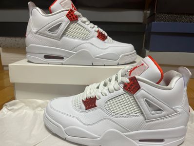 Nike Air Jordan 4 Retro "White/Team Orange"