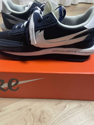 Fragment × sacai × Nike LD Waffle "Blackended Blue"