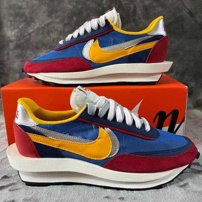 sacai × Nike LDV Waffle "Red/Blue"