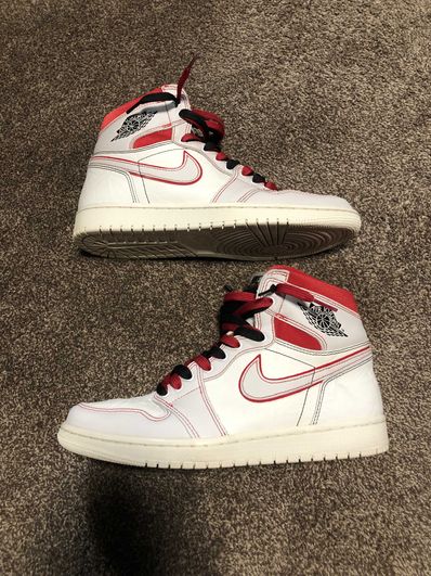 Nike Air Jordan 1 Retro High OG "Sail/University Red"