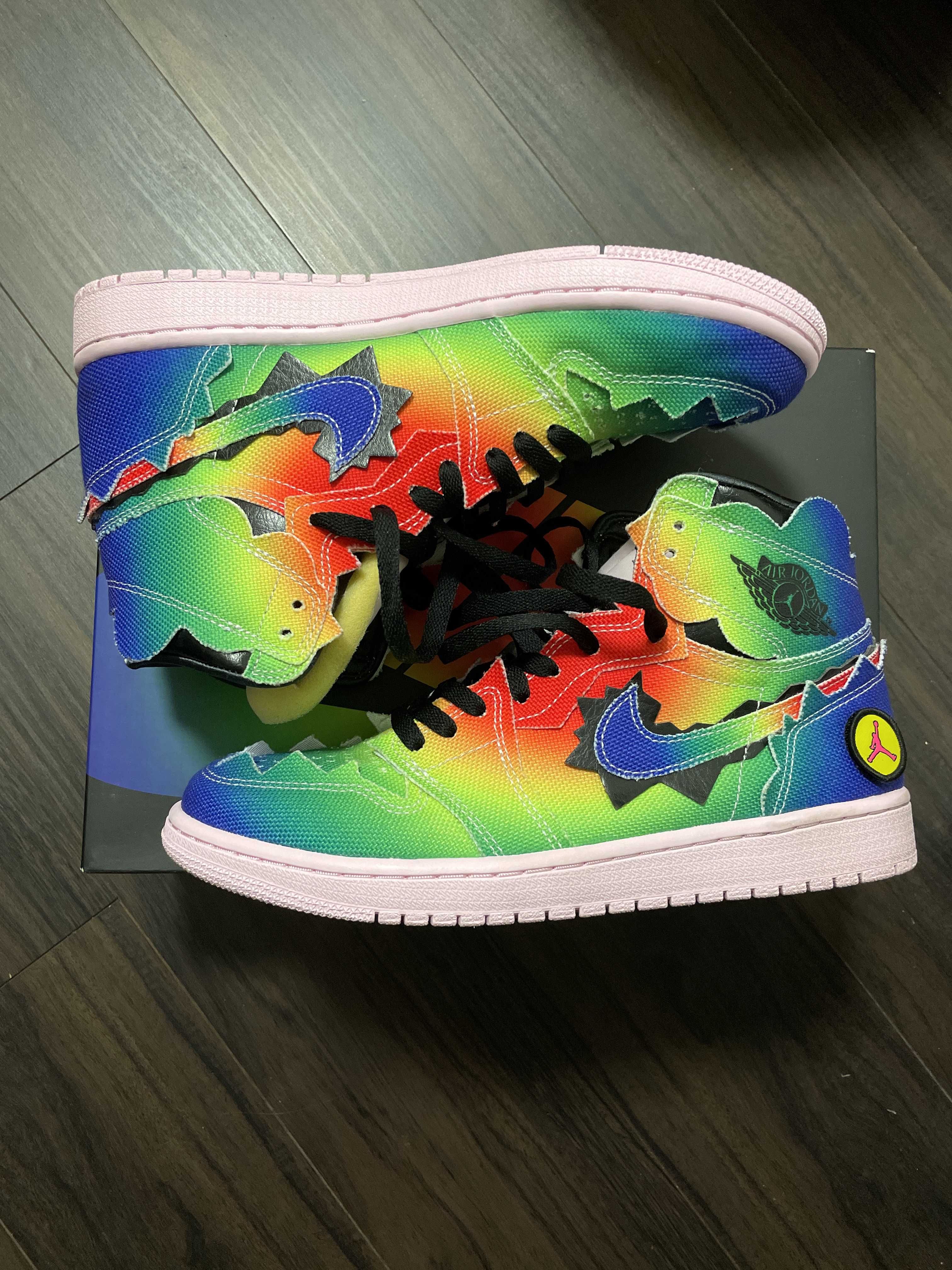 J Balvin × Nike Air Jordan 1 High OG "Rainbow"