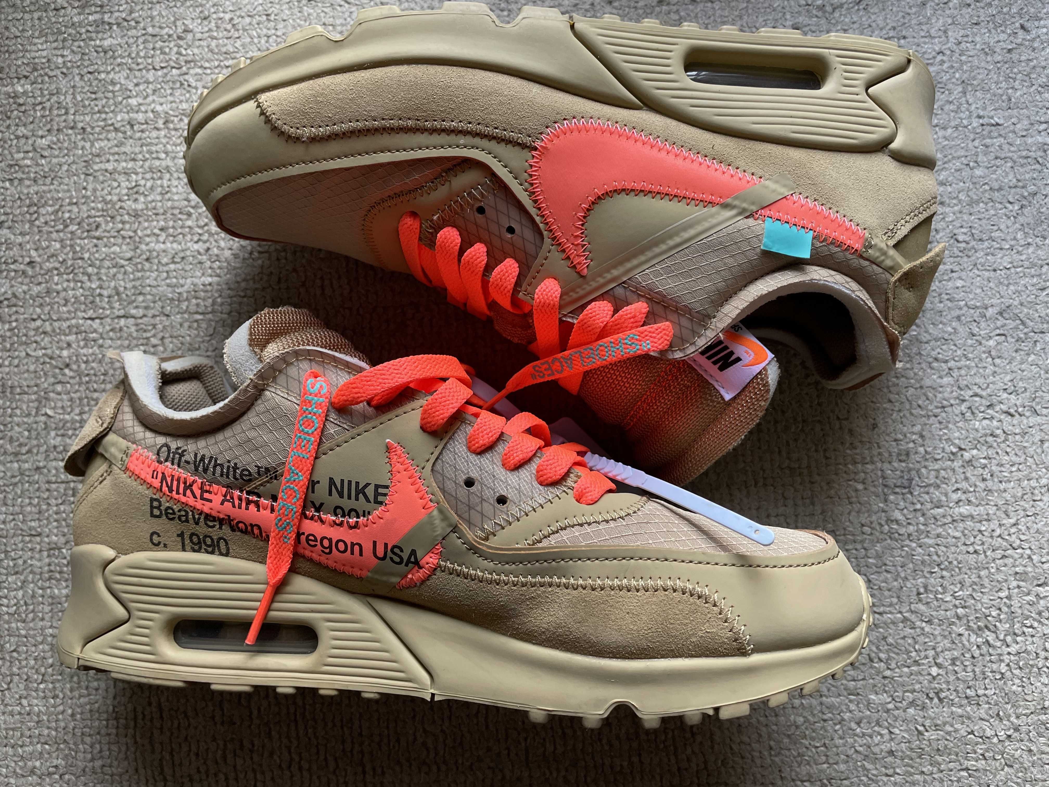 Off-White × Nike Air Max 90 "Desert Ore"
