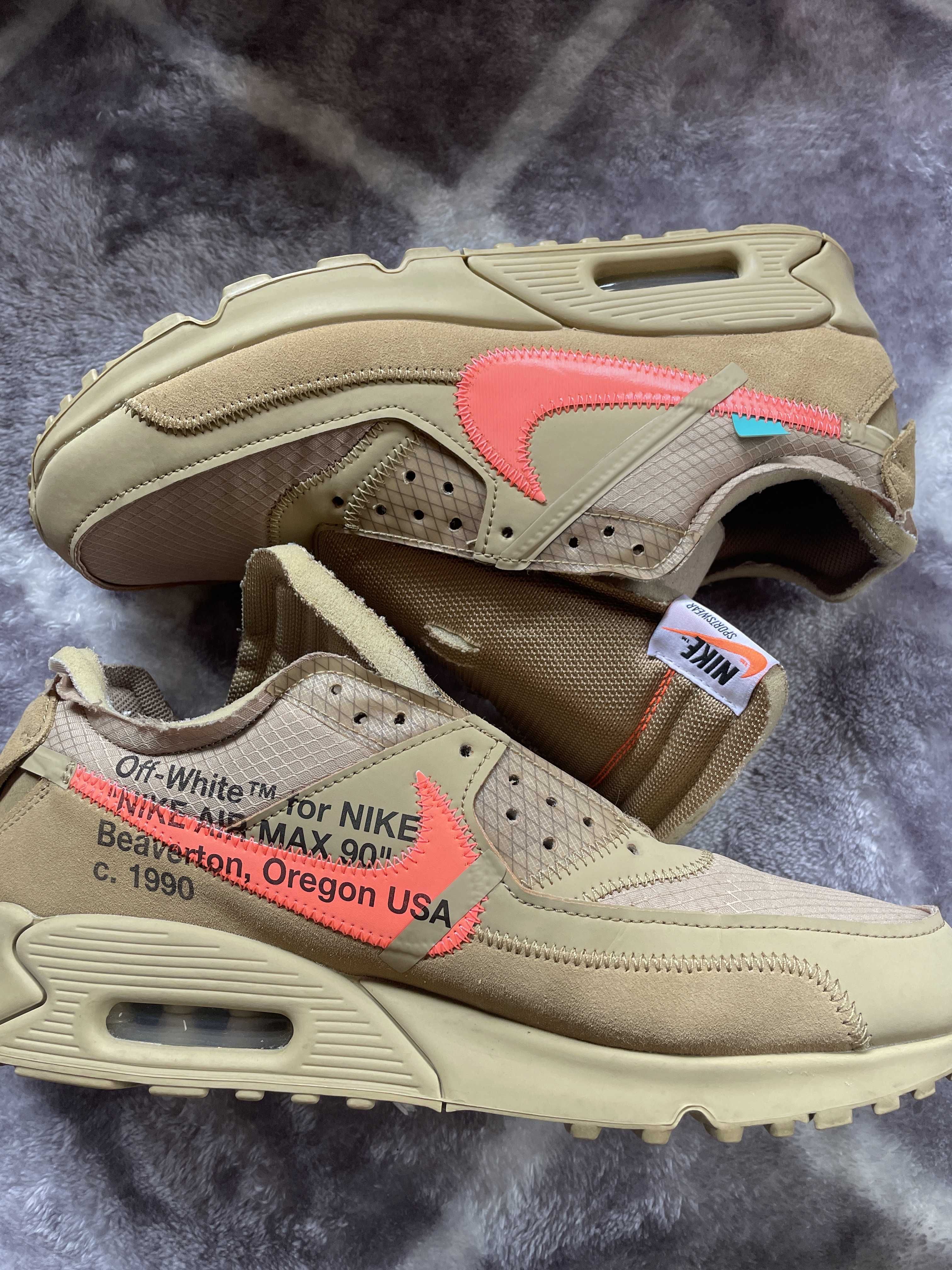Off-White × Nike Air Max 90 "Desert Ore"