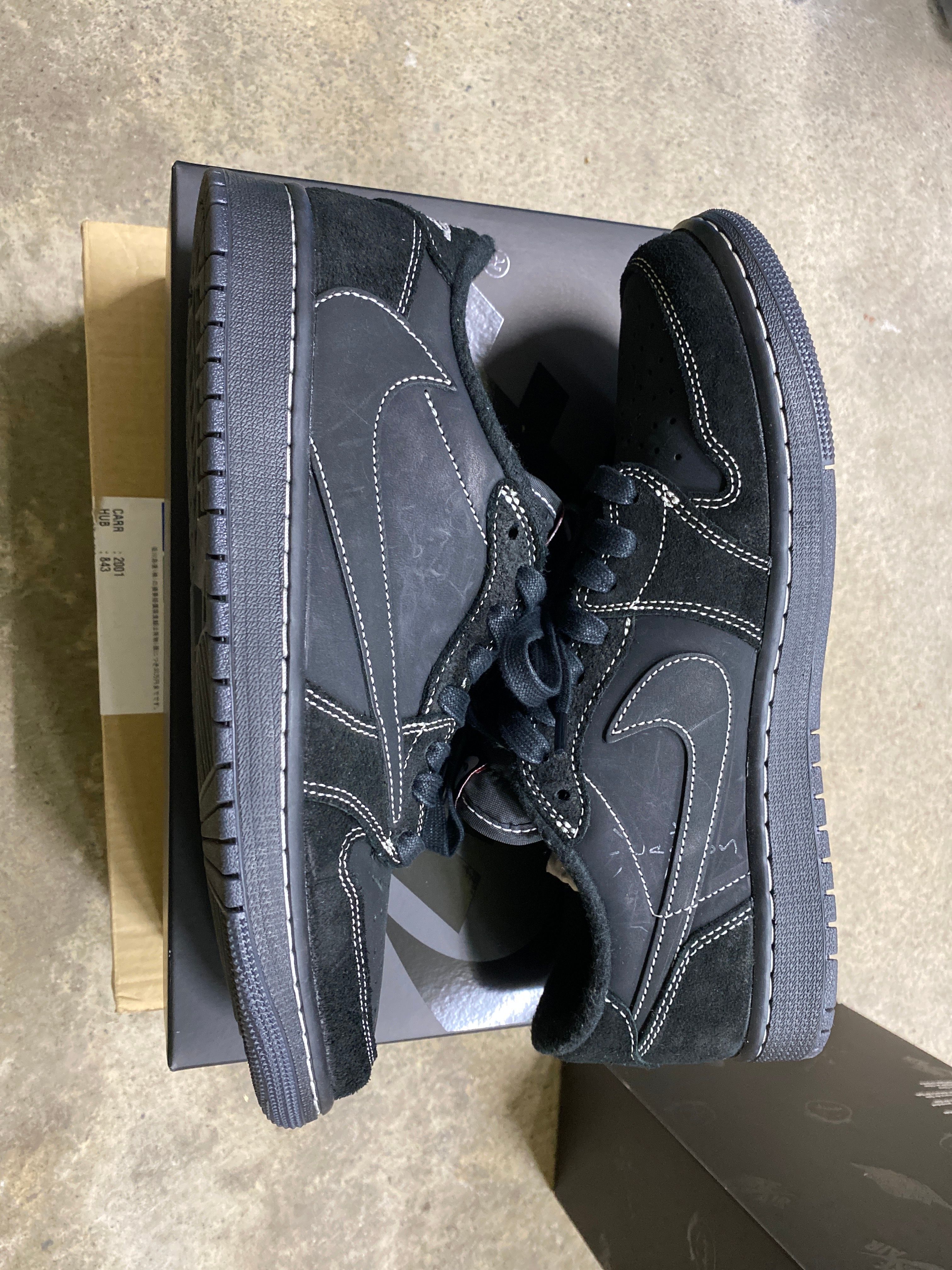 Travis Scott × Nike Air Jordan 1 Low OG SP "Black Phantom"