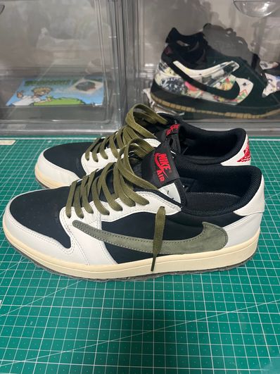 Travis Scott × Nike Women's Air Jordan 1 Low OG "Medium Olive"