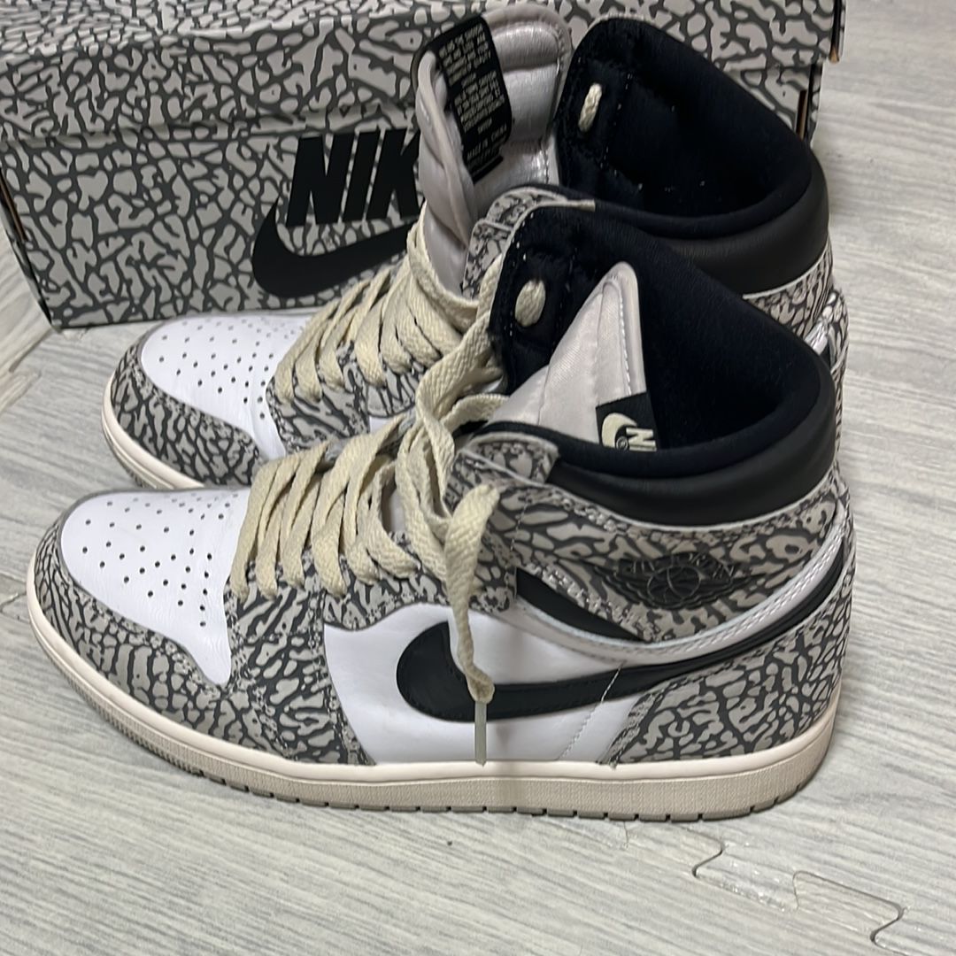 Nike Air Jordan 1 High OG "White Cement/Safari"