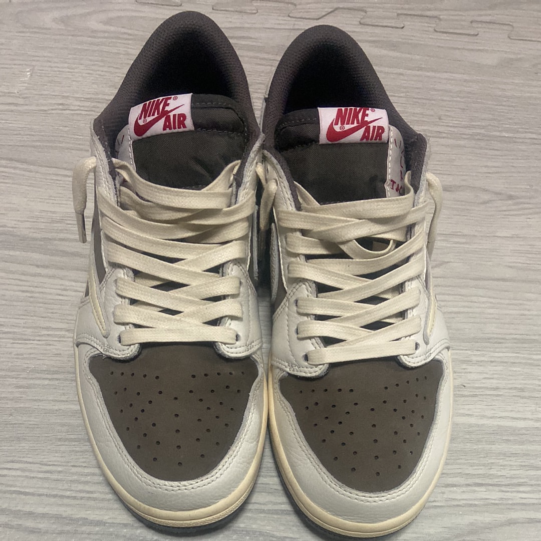 Travis Scott × Nike Air Jordan 1 Low OG SP "Reverse Mocha/Sail and Ridgerock"