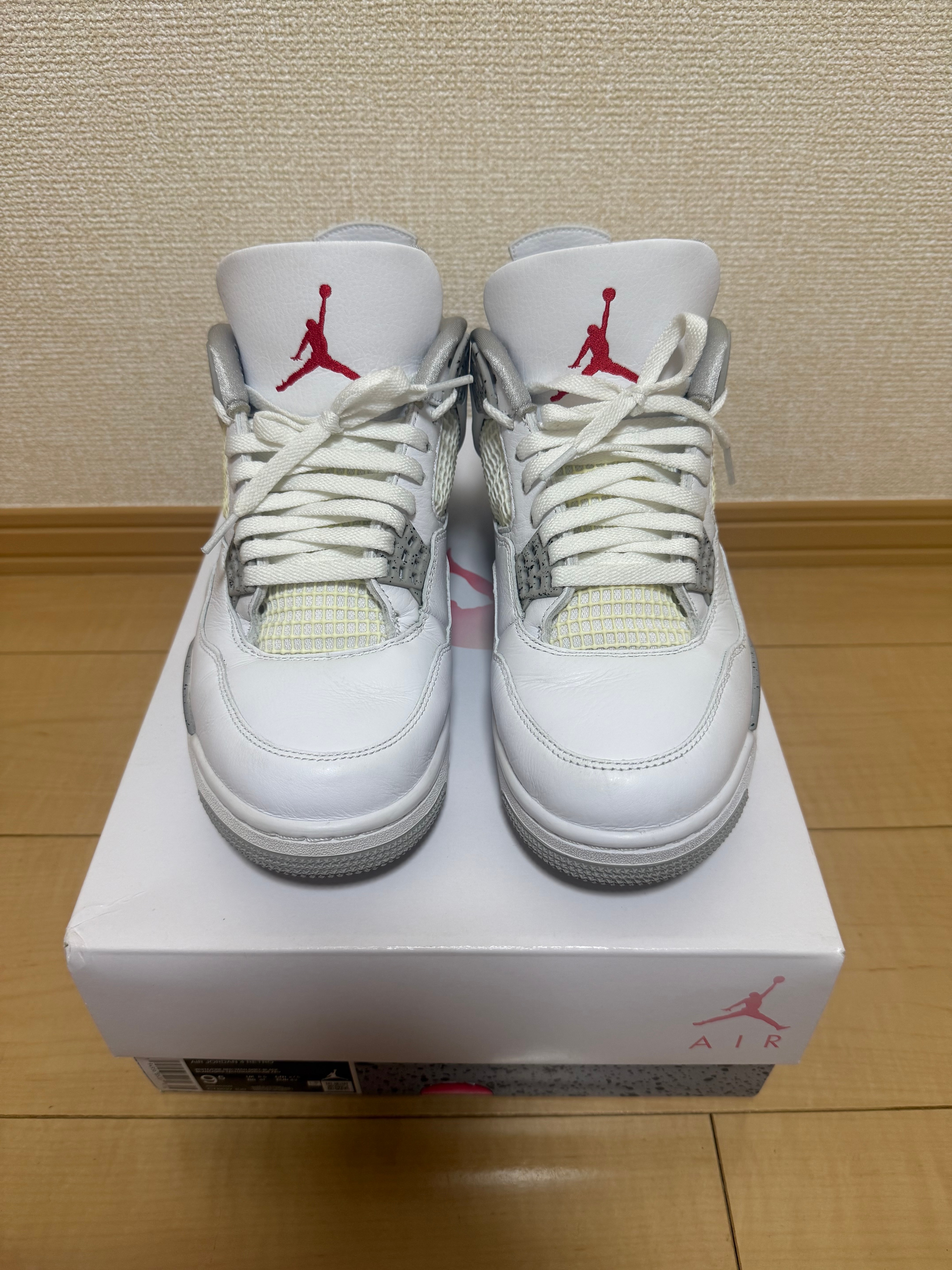 ナイキ エアジョーダン 4 "テックホワイト"
