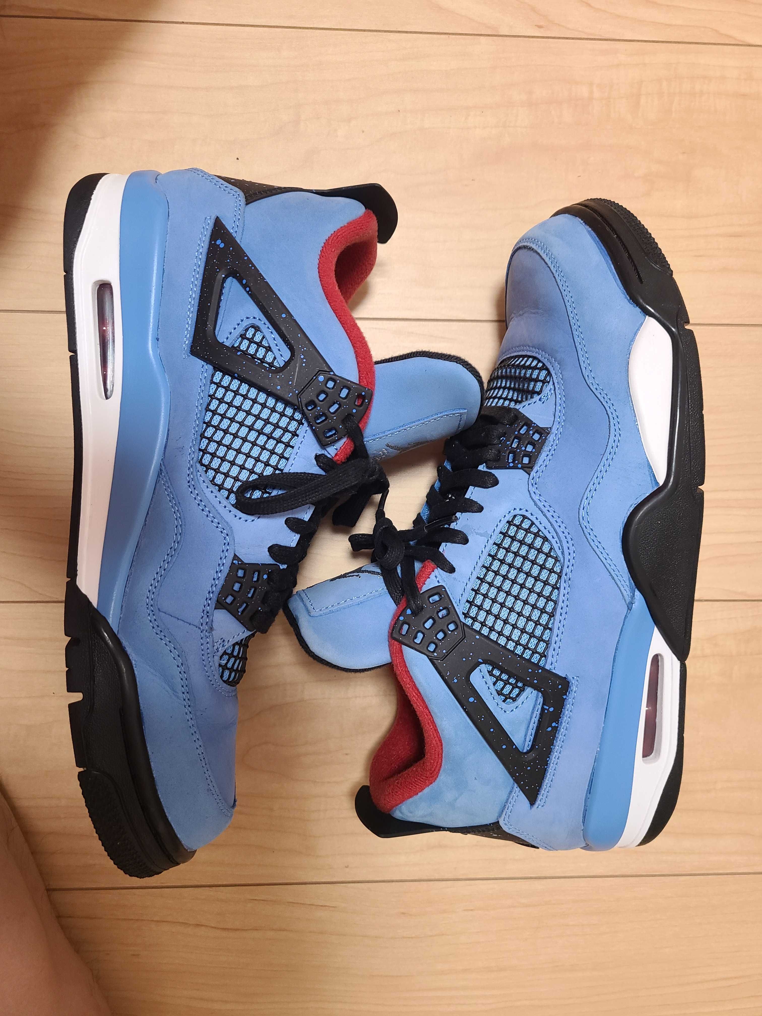 Travis Scott × Nike Air Jordan 4 Retro Cactus Jack "University Blue"