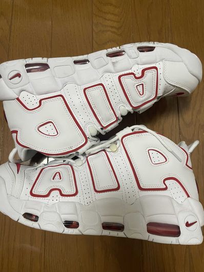 NIKE AIR MORE UPTEMPO "WHITE/VARSITY RED" (2021)