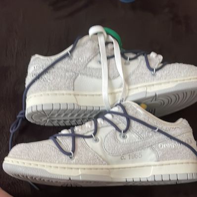 Off-White × Nike Dunk Low "Sail/Neutral Grey/Gridiron"