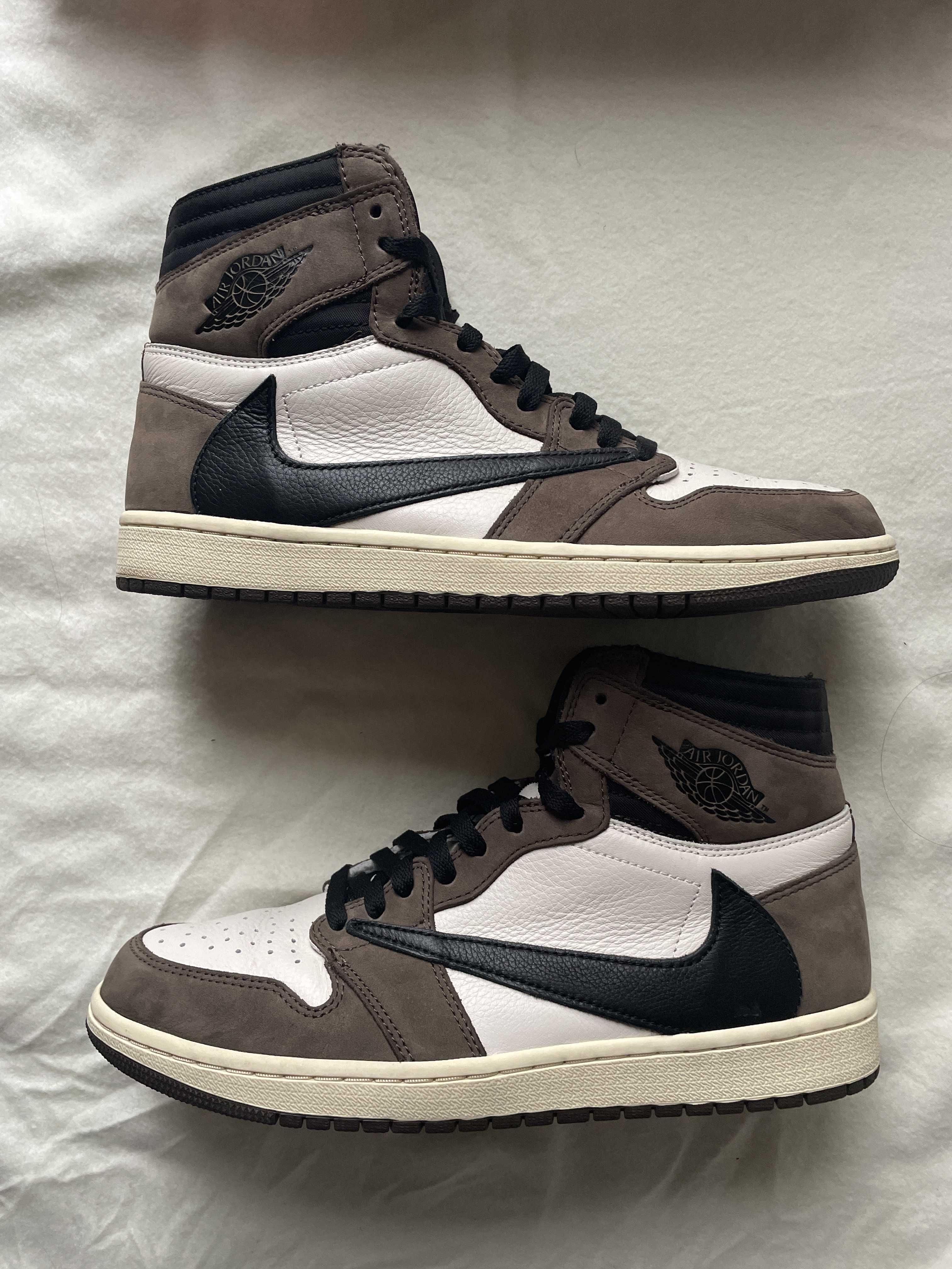 Travis Scott × Nike Air Jordan 1 Retro High OG TS SP "Sail/Dark Mocha"