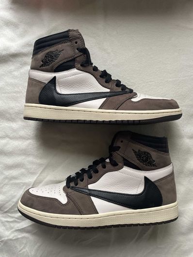 Travis Scott × Nike Air Jordan 1 Retro High OG TS SP "Sail/Dark Mocha"