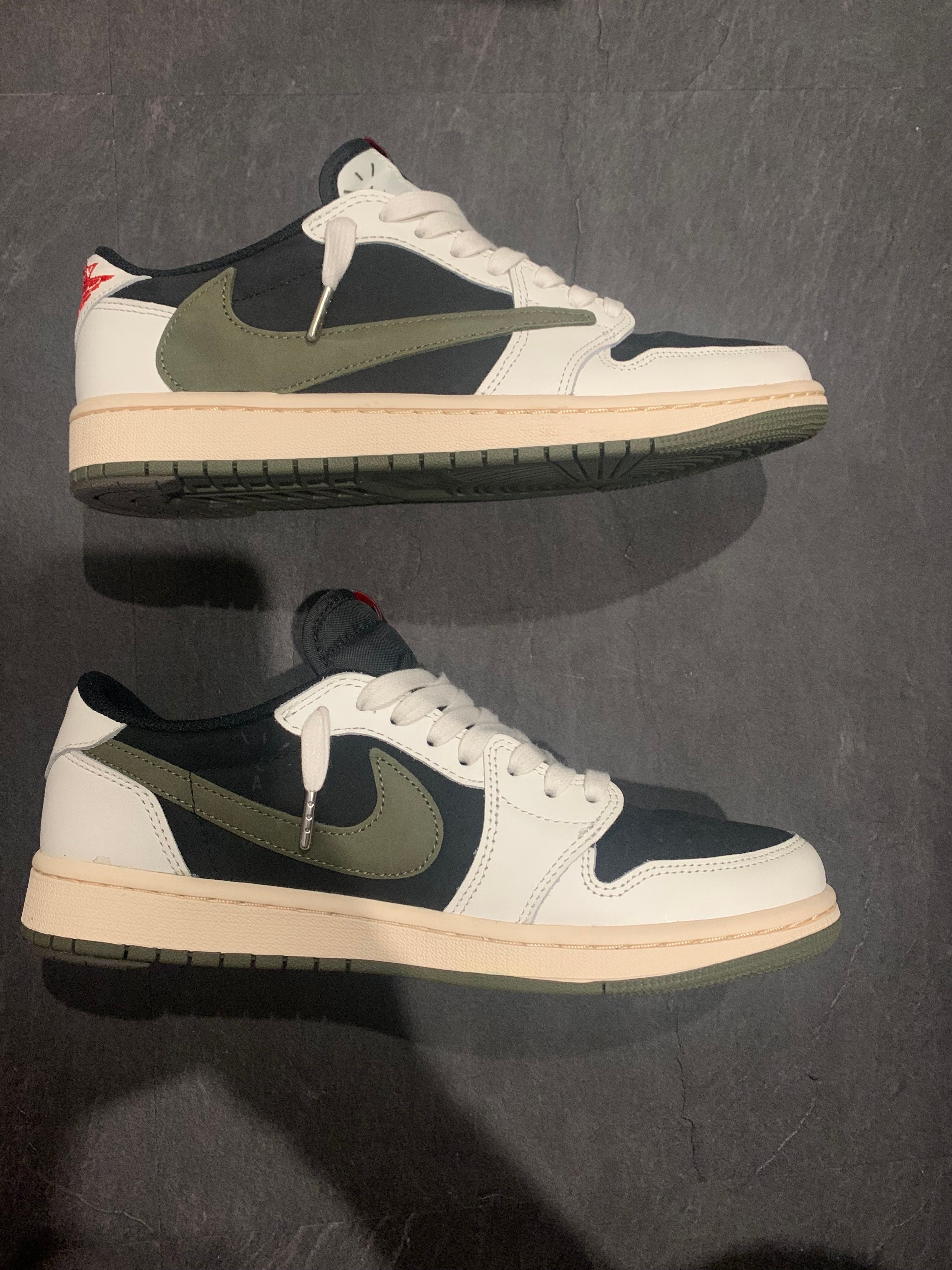 Travis Scott × Nike Women's Air Jordan 1 Low OG "Medium Olive"