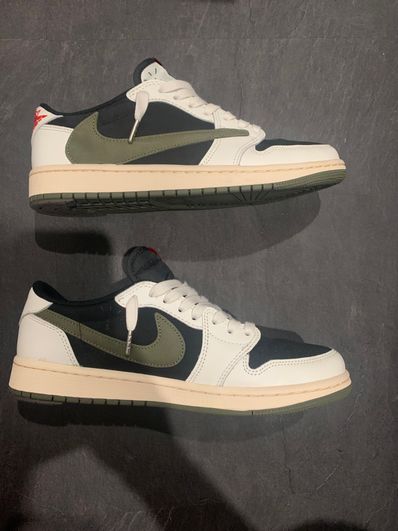 Travis Scott × Nike Women's Air Jordan 1 Low OG "Medium Olive"