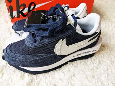 Fragment × sacai × Nike LD Waffle "Blackended Blue"