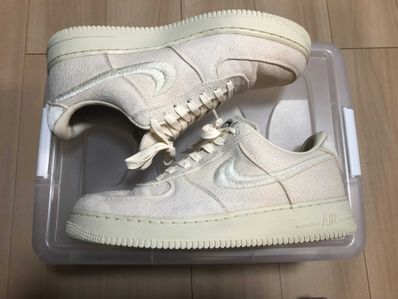 Stussy × Nike Air Force 1 Low "Fossil Stone"