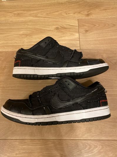 Wasted Youth × Nike SB Dunk Low "Black Denim"(Special Box) / VERDY