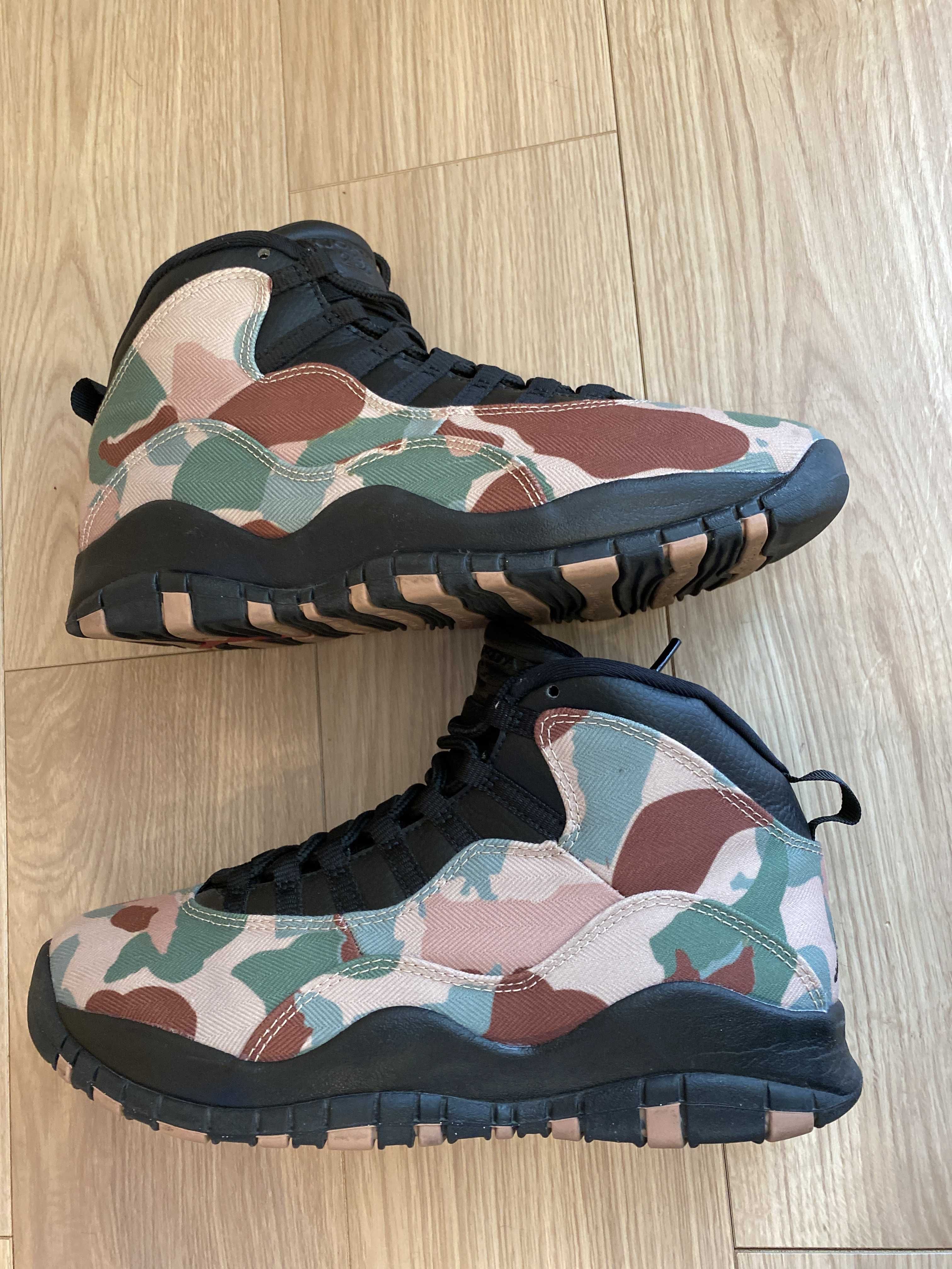 Nike Air Jordan 10 Retro "Duck Camo" Black/Clay