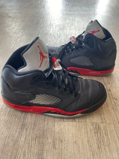 Retro 5 2025 black satin