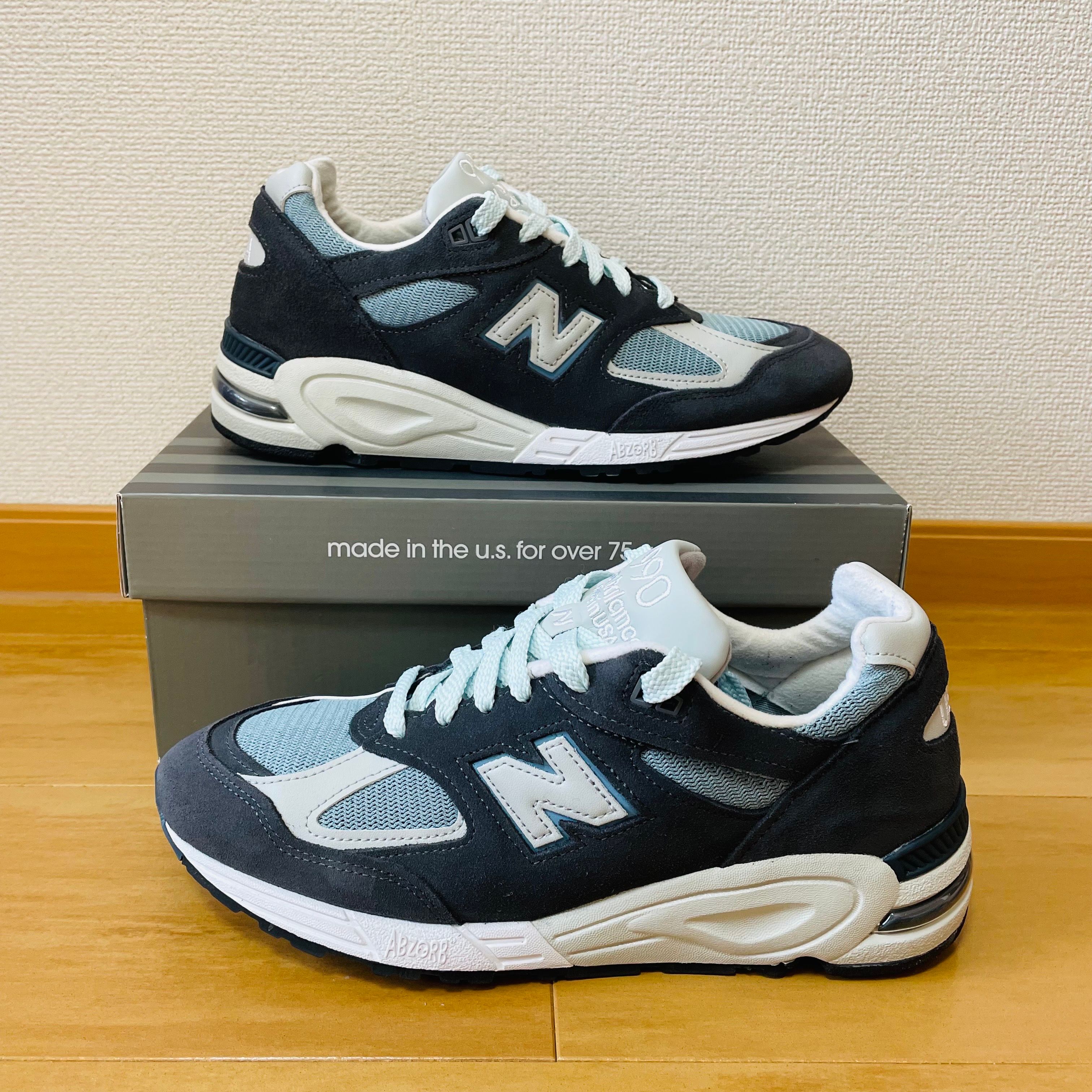 KITH Ronnie Fieg × New Balance 990V2 "Steel Blue"