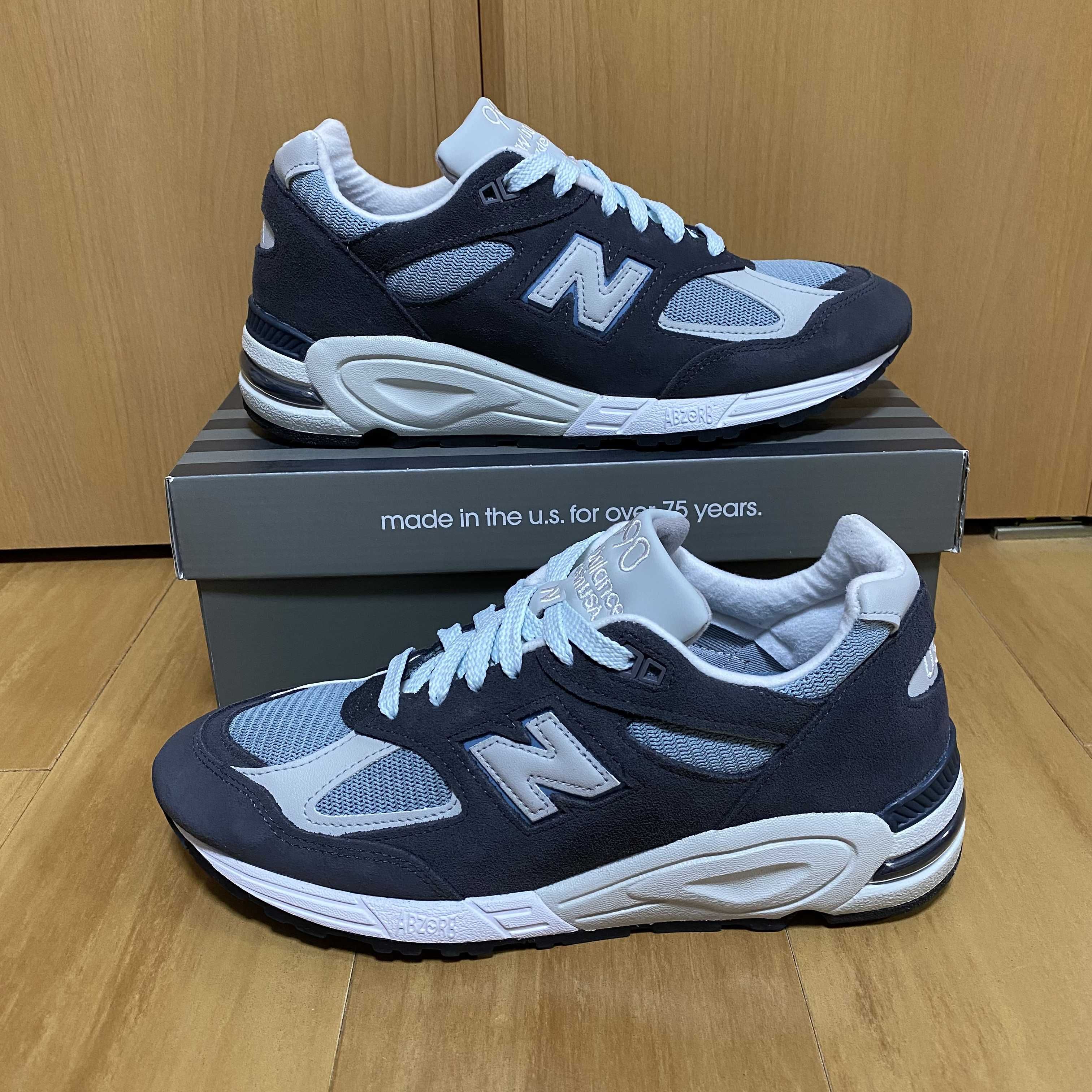 KITH Ronnie Fieg × New Balance 990V2 "Steel Blue"