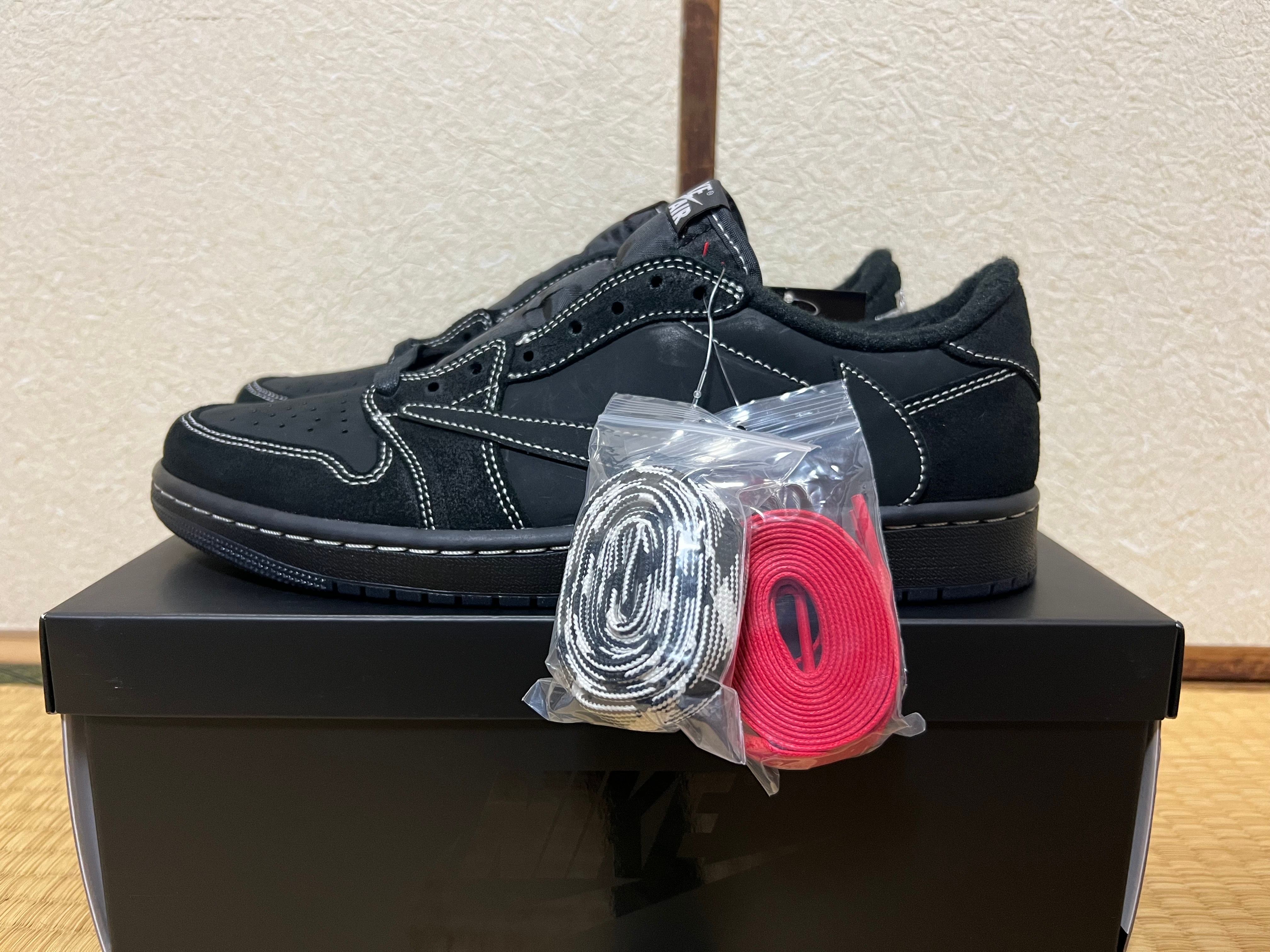 Travis Scott × Nike Air Jordan 1 Low OG SP "Black Phantom"