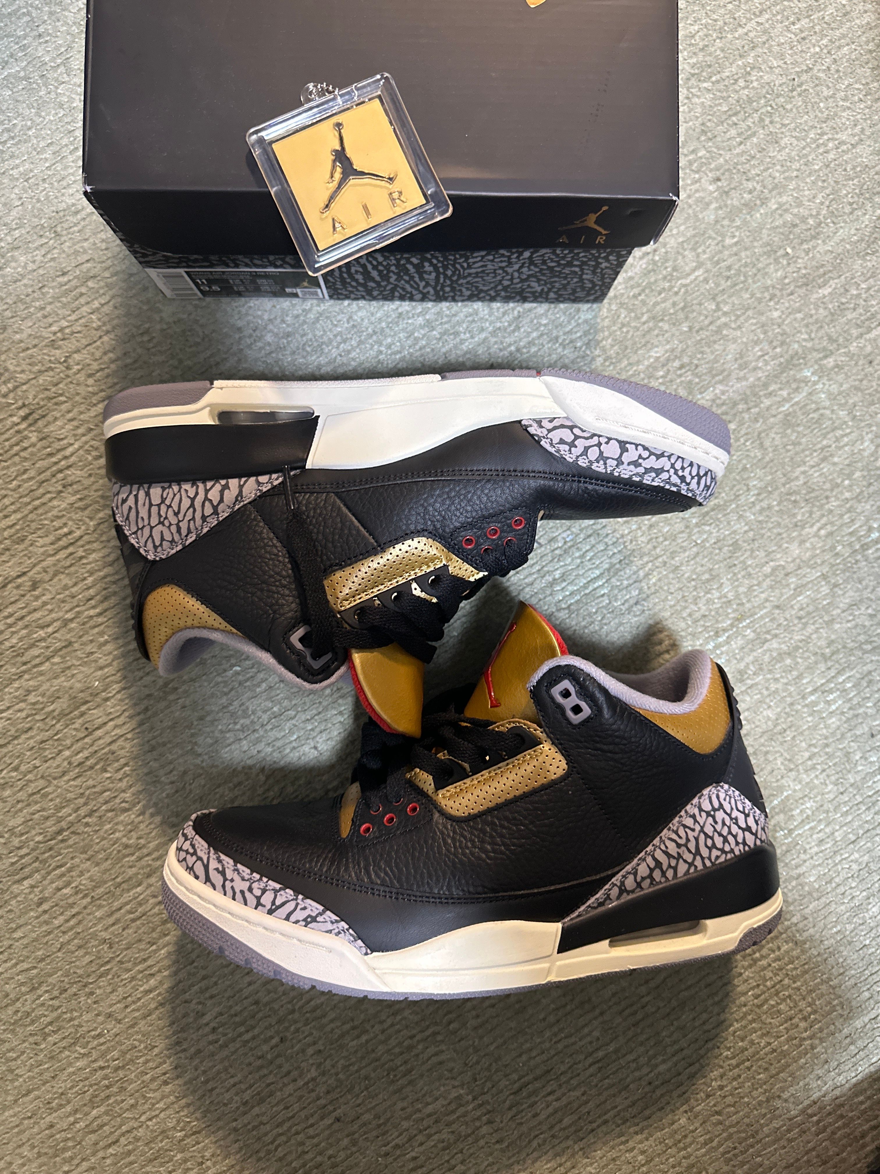 Nike Women's Air Jordan 3 "Black/Gold"