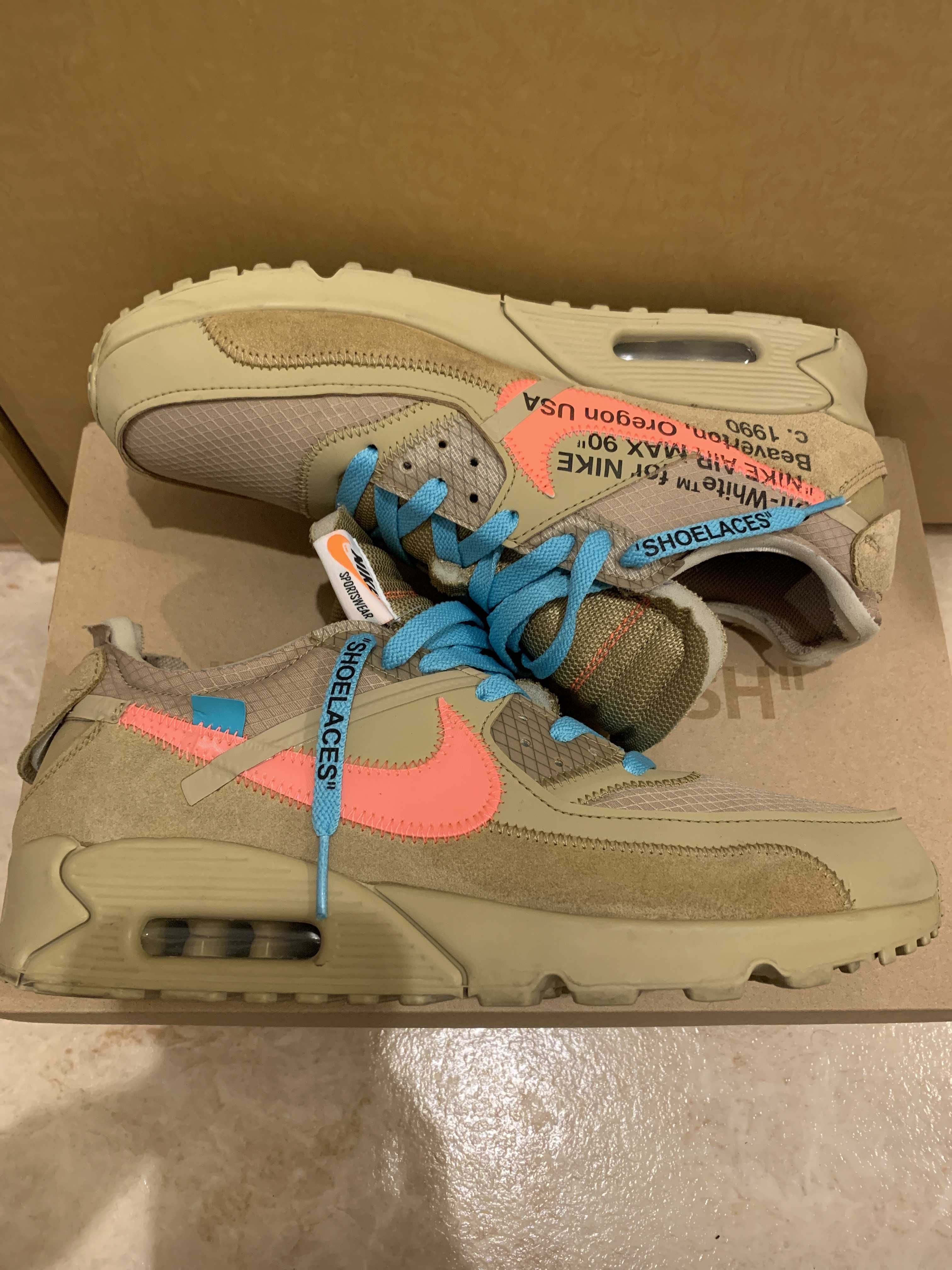 Off-White × Nike Air Max 90 "Desert Ore"