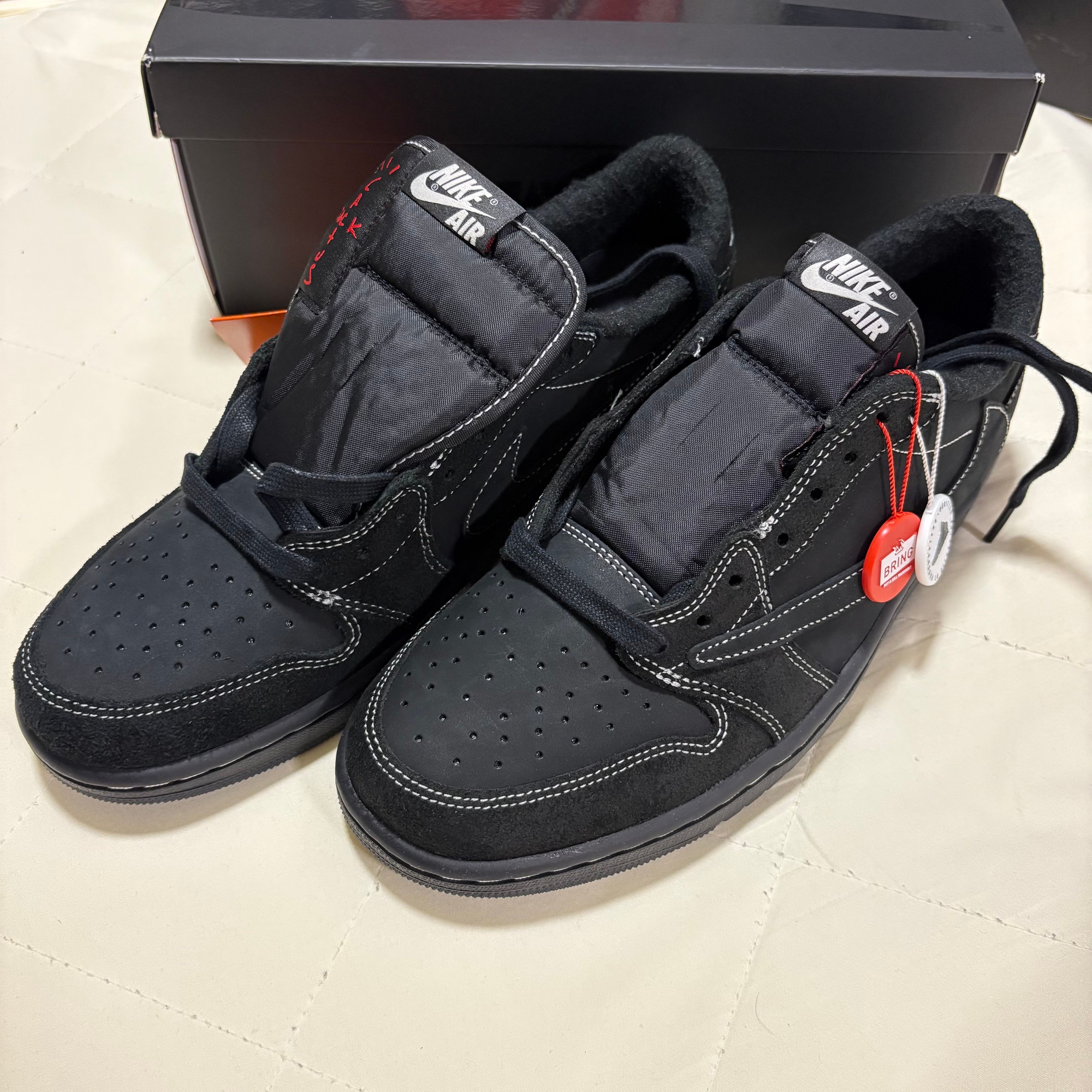 Travis Scott × Nike Air Jordan 1 Low OG SP "Black Phantom"