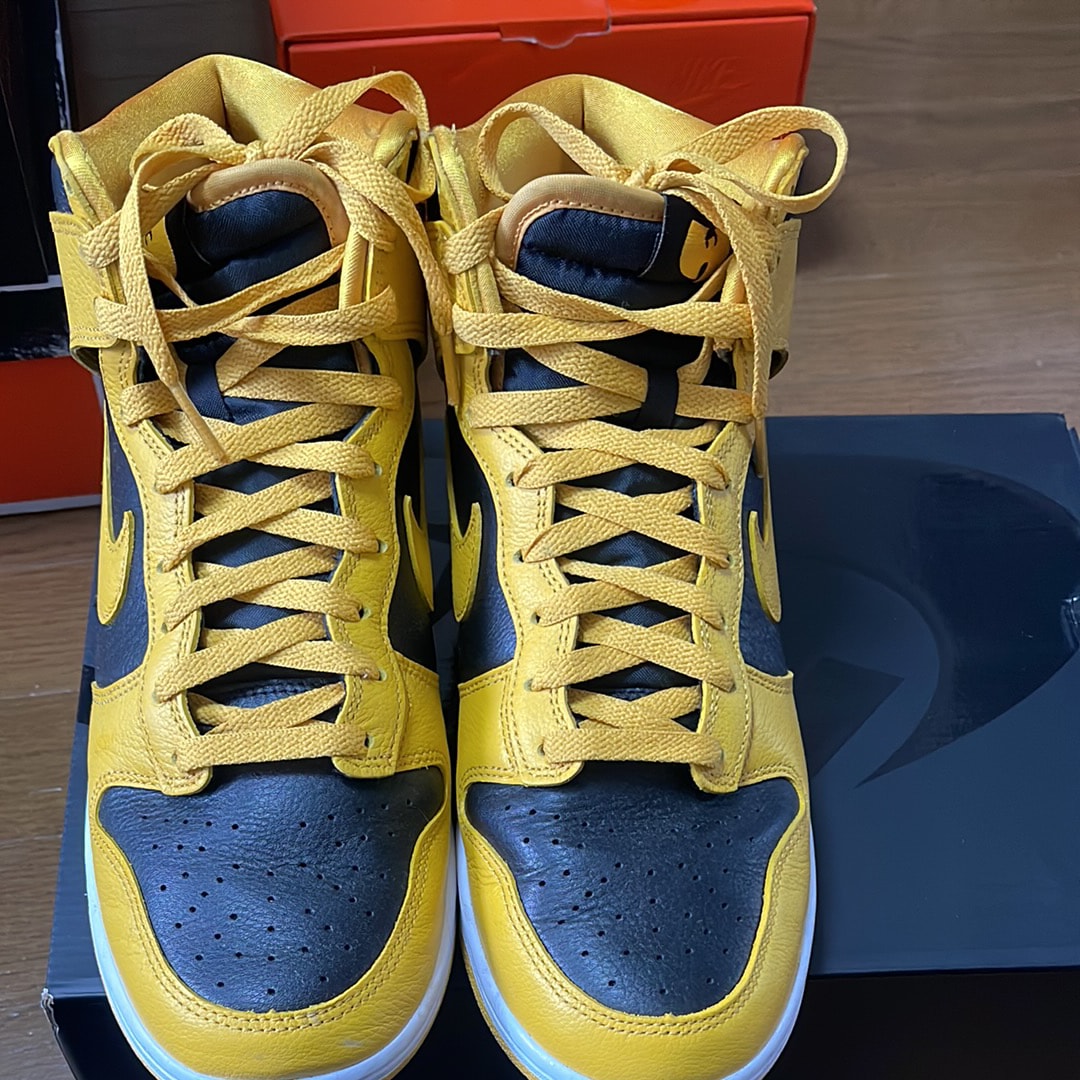 Wu-Tang Clan × Nike Dunk High Retro PRM "Black and Pollen"