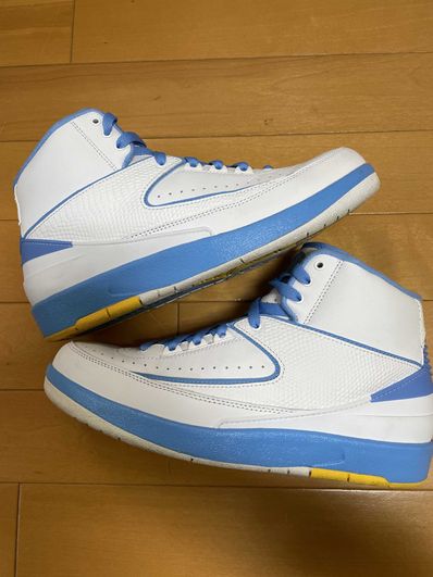 Nike Air Jordan 2 Retro Melo White/Varsity Maize/University Blue (2018)