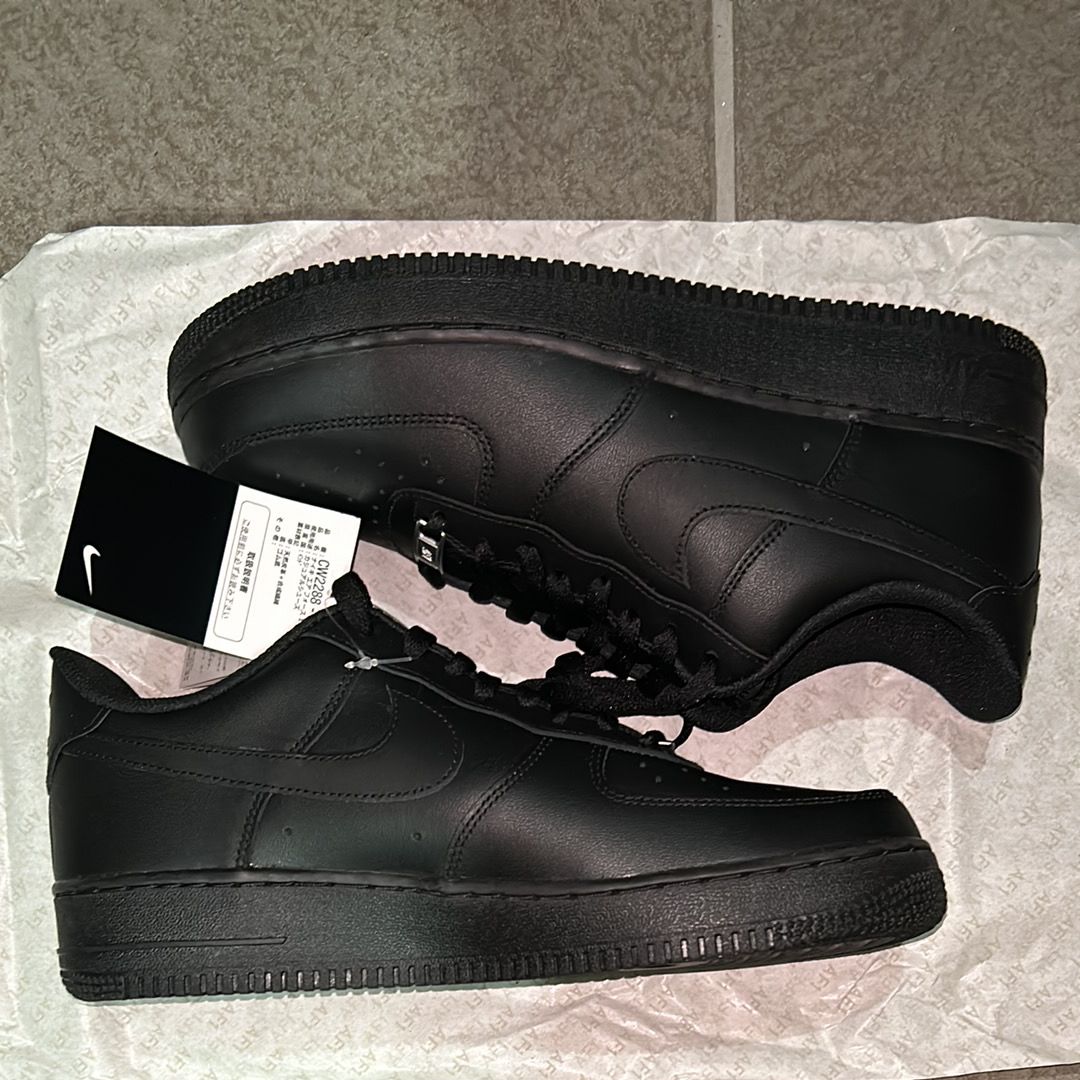 Nike Air Force 1 Low '07 "Black/Black"