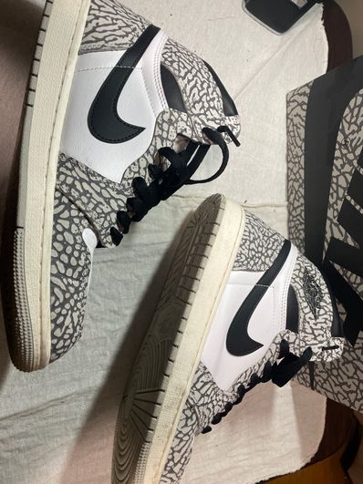 Nike Air Jordan 1 High OG "White Cement/Safari"