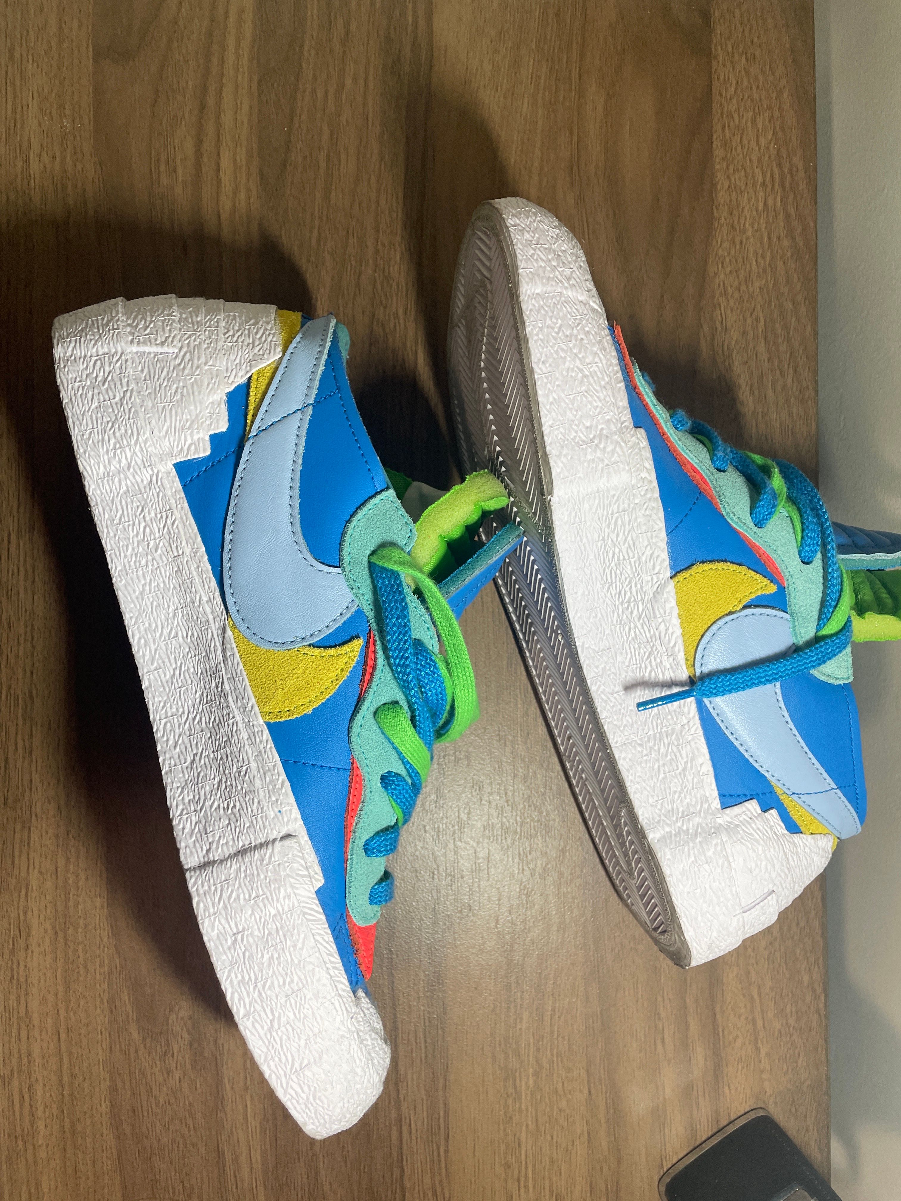 KAWS × sacai × Nike Blazer Low "Neptune Blue"