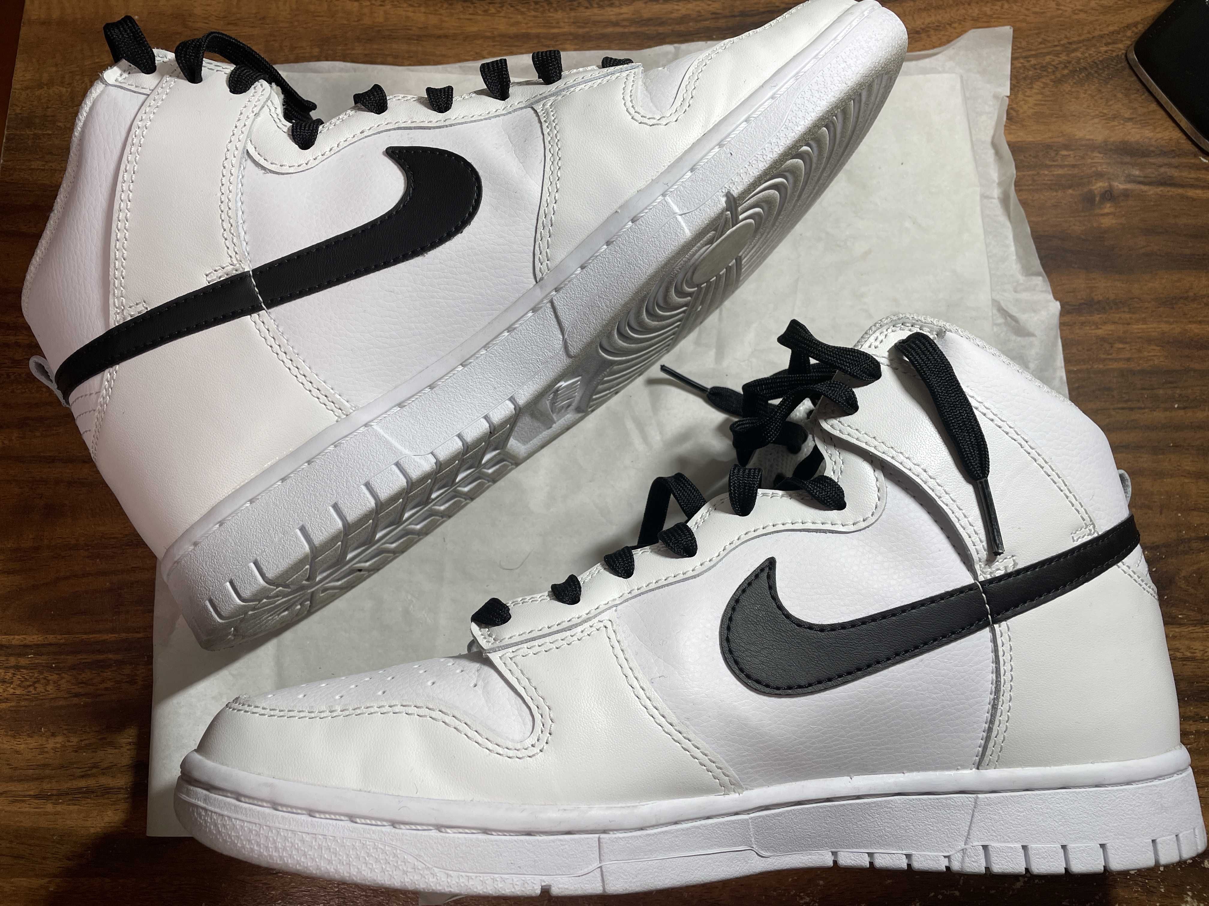 Nike Dunk High Retro "Black/White"