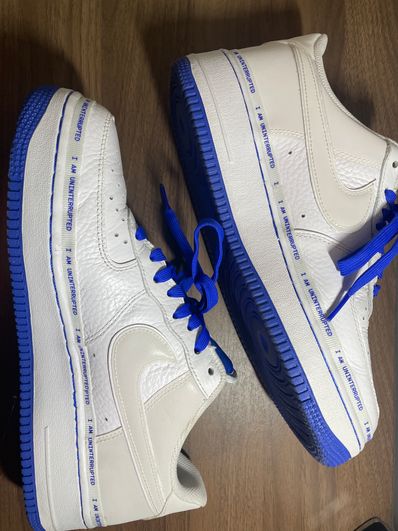 Uninterrupted × Nike Air Force 1 "White/Lapis Blue"