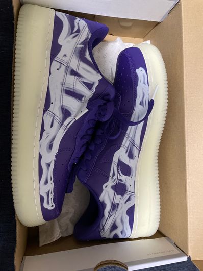 Nike Air Force 1 "Purple Skeleton"