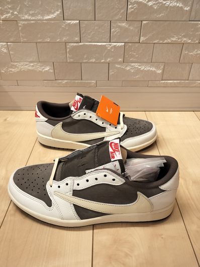 Travis Scott × Nike Air Jordan 1 Low OG SP "Reverse Mocha/Sail and Ridgerock"