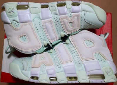 NIKE Women's AIR MORE UPTEMPO "BARLEY GREEN"