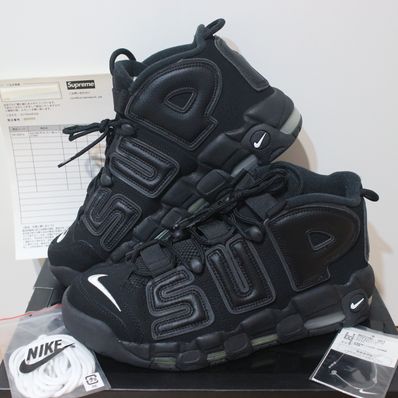 Supreme × Nike Air More Uptempo "Black"