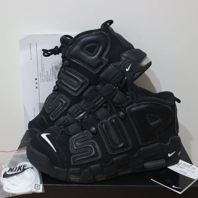 Supreme × Nike Air More Uptempo "Black"