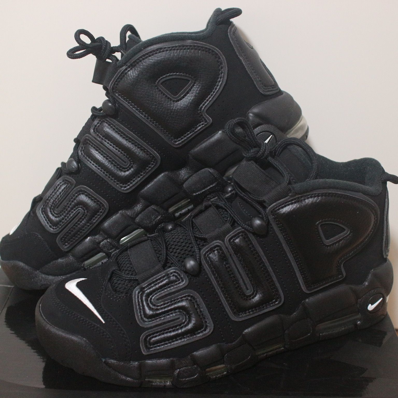 Supreme × Nike Air More Uptempo "Black"