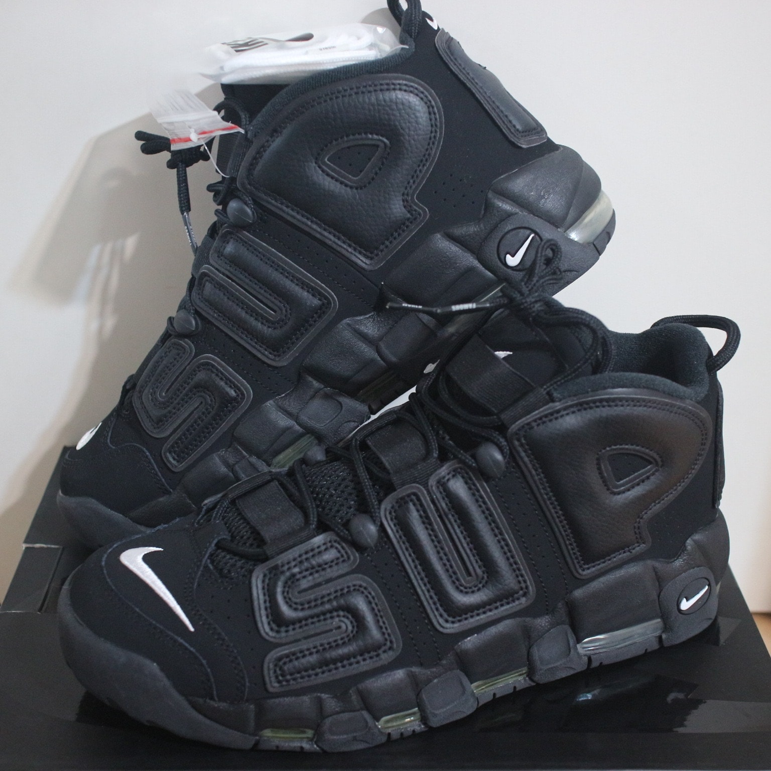 Supreme × Nike Air More Uptempo "Black"