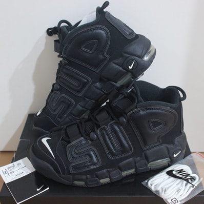 Supreme × Nike Air More Uptempo "Black"