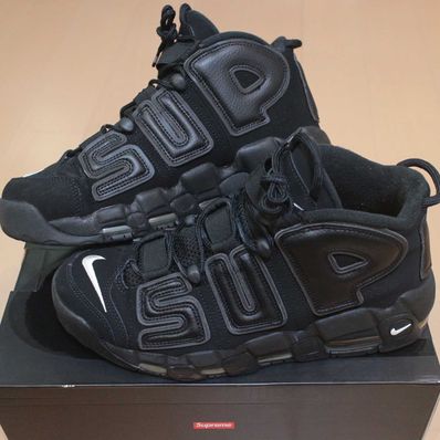 Supreme × Nike Air More Uptempo "Black"