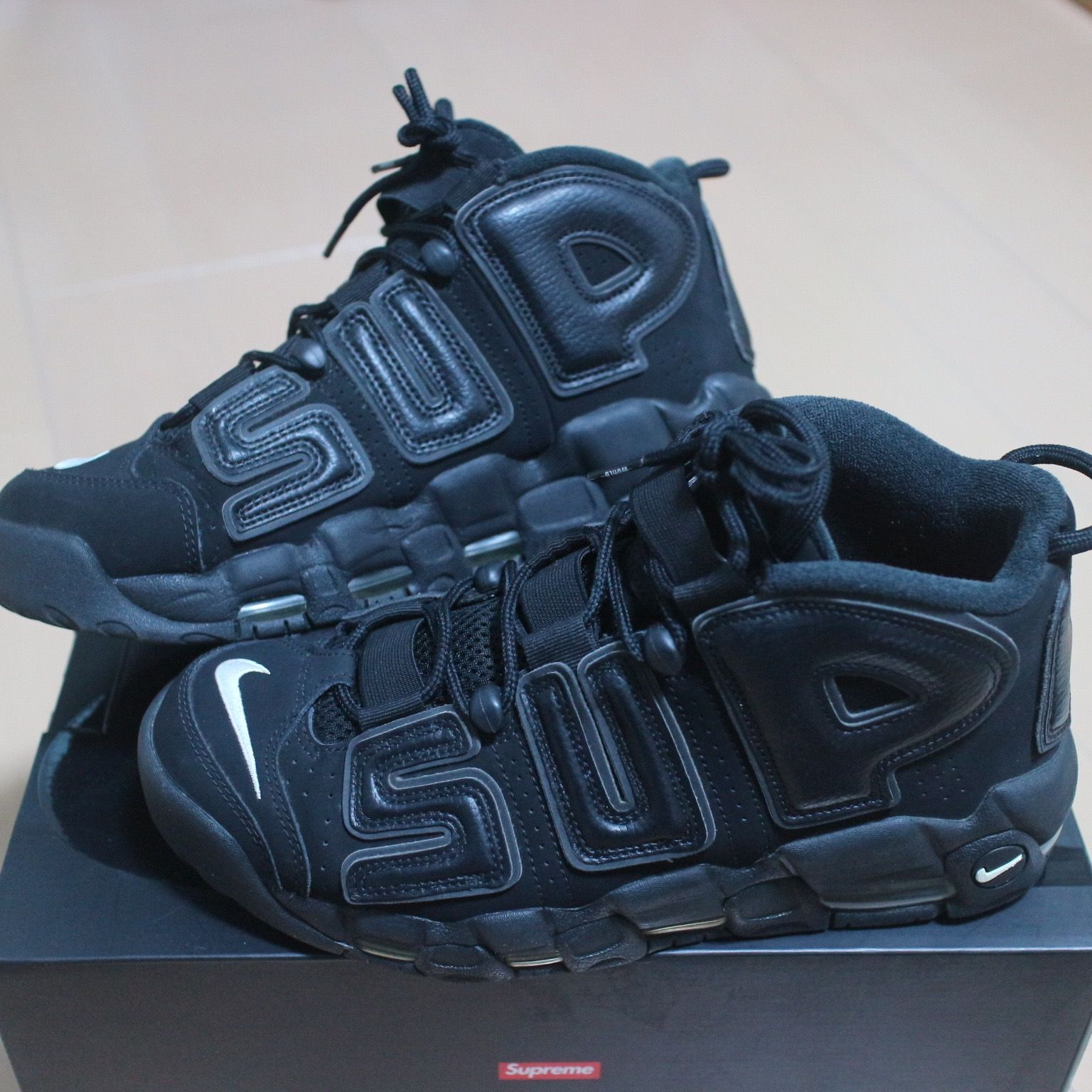 Supreme × Nike Air More Uptempo "Black"